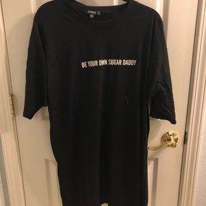 NWT missguided oversized t shirt dress